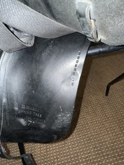 Diamond 17 in Black Dressage Saddle with Spring Tree & Flexible Points