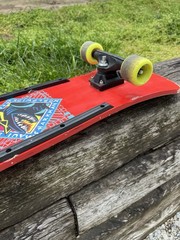 vintage Maui & Sons SHARKMAN Worldwide Surf Tour Skateboard 1980s/90s
