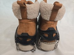 Ice Cleats Crampons 28 Spikes Anti Slip Traction With Boots St. Johns Bay 10 Wom