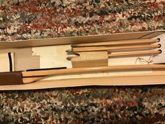 J. C. Higgins Sears Roebuck Co. Wooden Longbow 60″ w/ Original Box And Contents