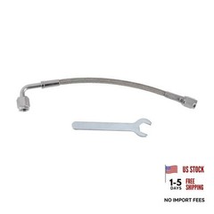 AN3 Turbo Oil Feed Line Kit 6″ Pressure Remote – Oil Drain 6″