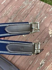 46” Dover Saddlery Indulge Brown Padded Leather Girth