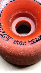 VINTAGE 80’s SLIME BALLS VISION BLURR Skateboard Wheels 60mm 97A RED Green