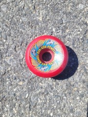 Vintage 80s NOS Powell Peralta Red Rat Bones Skateboard Wheels 60/93A