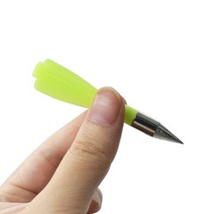 Green 7.3cm Short Arrows – Metal Tip, Plastic Shaft for Slingshot Hunting & Targ