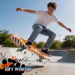 Anyfun Pro Complete Skateboards For Beginners Girls Boys Kids Youths Teens