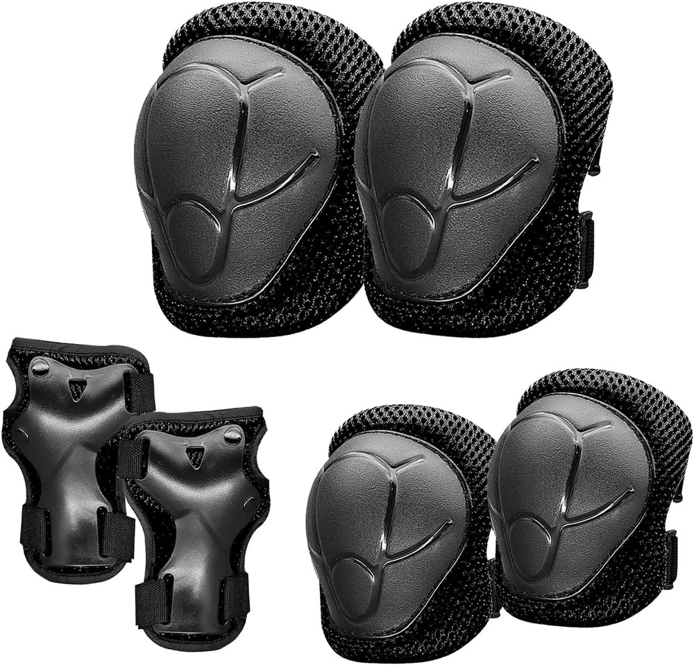 Protective Gear Set, Knee Pads for Kids 3-10 Years Old, Toddler Elbow Pads, Wris