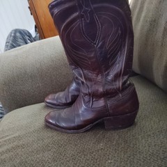 Dan Post Vintage Cowboy Boots Mens 7 1/2 Mens ,Spain, 3x Beaver