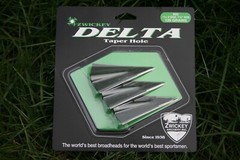Zwickey Delta 2 Blade Glue On Broadheads. 11/32″, 3 pack.