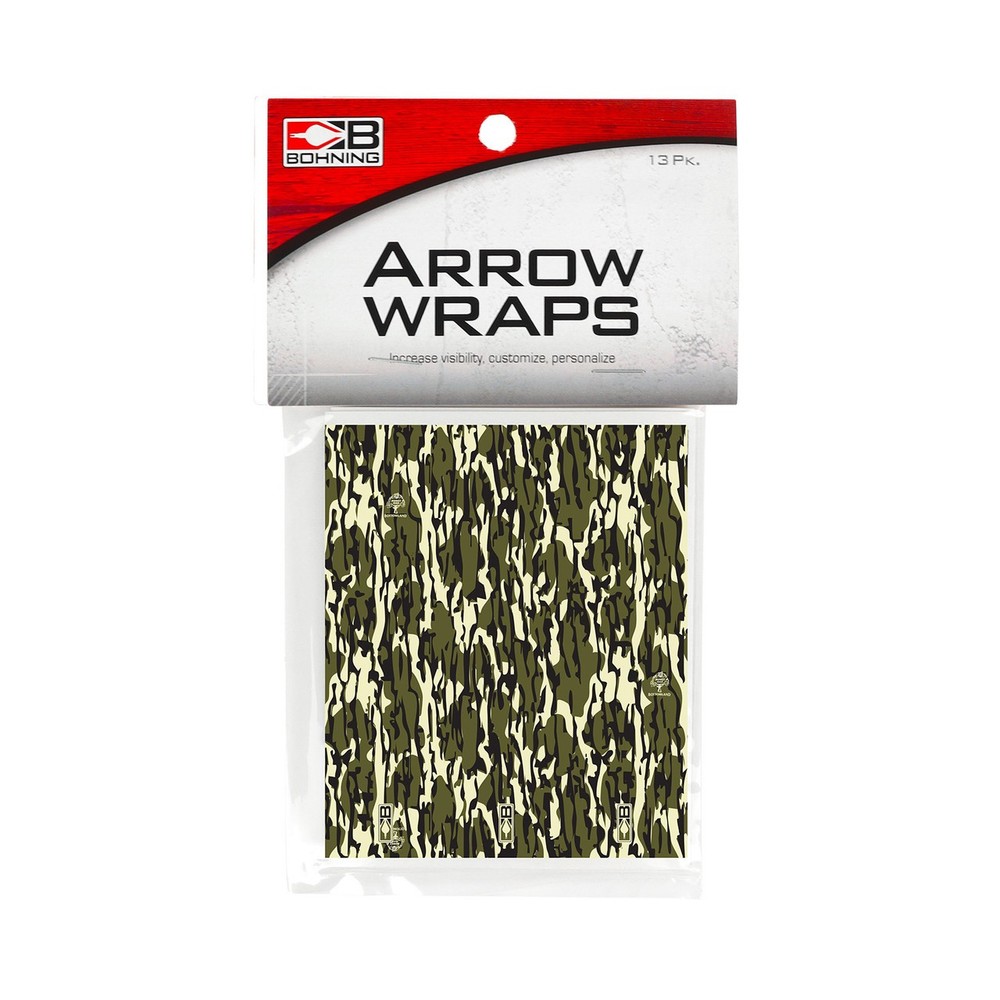 BOHNING 4 STANDARD ARROW WRAPS Mossy Oak Bottomland