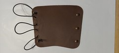 Archery Arm Leather Guard Elastic Cord with Boot Hooks
