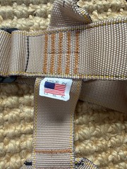 Misty Mountain Milroc Military Climbers Sit Harness with Mesh Bag