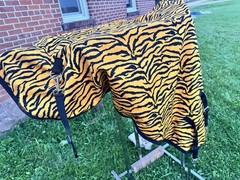 DuraLast By Schneider Animal Print Horse equine Neck Cover Blanket Unused