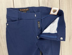 Ariat Heritage Knee Patch Riding Breeches Kids Youth 16R Unisex Navy Blue NWT