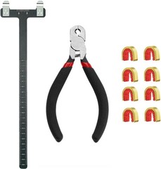 Archery Bow String Nocking Point Set With T Square Pliers For Recurve Compound