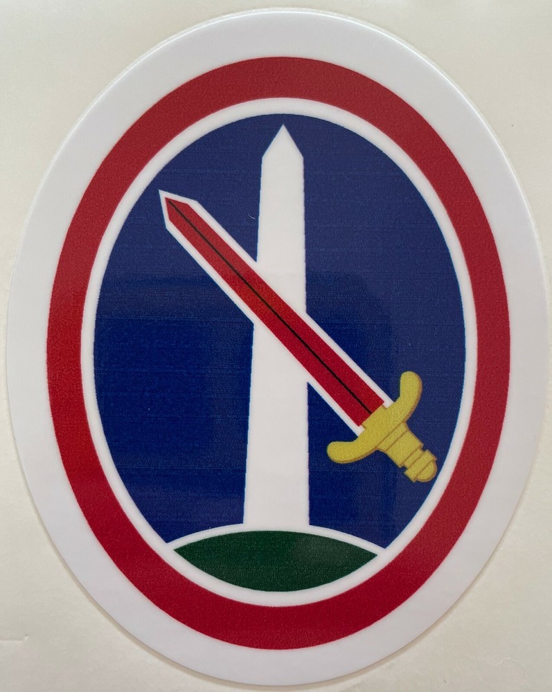US Army Military District of Washington Sticker Waterproof D866