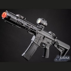 6mmProShop SAI Licensed GRY Electronic AEG Airsoft Rifle – Black – 6.5″