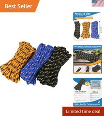 High-Strength 1/4″ x 25 ft Polypropylene Rope – 95 lb Load – Weather Resistant
