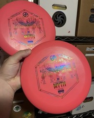 NEW! Old Stock Infinite Discs P@!R of D-Blend Myth Pink @175 Innova Disc Golf