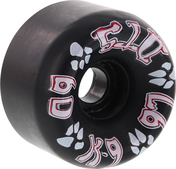 Dogtown K-9 Skateboard Wheels 60mm x 97a – Black (Set of 4)