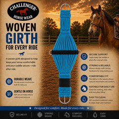 Horse WESTERN TURQUOISE SADDLE CINCH GIRTH TACK 22″ 9771