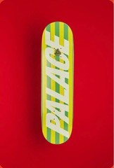 Palace x Gucci Vault Skateboard Deck Green Yellow Stripes Rare