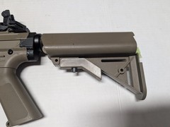 Airsoft BB Ripcord Airsoft Rifle Tan AEG 6mm BB Orange Tip