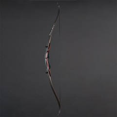 62» 25-50lbs Takedown Recurve Bow Archery Target Hunting Shoot Wooden Riser Bow