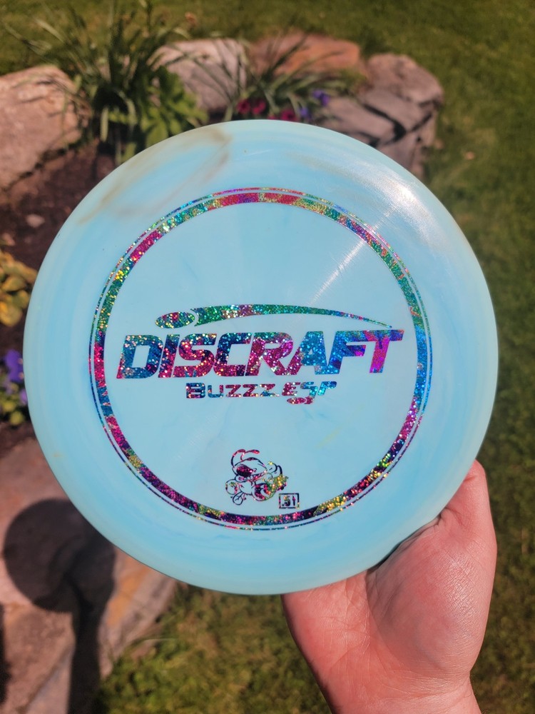 Discraft Esp Buzzz PFN Circle Stamp 173g Party Time Foil