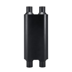 Muffler 3 2.25″ dual in | 2.25″ dual out | overall 23″ Dual in | Dual out