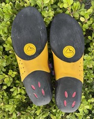 La Sportiva Oxygym Climbing Shoes Sz 41.5 8.5 Multicolor Hook & Loop Closure
