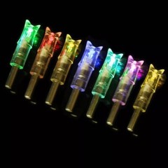 6PCS Lighted Led Crossbow Arrow Nocks for Crossbow Arrow ID 7.6mm Hunting Arrows