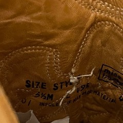 Vintage Miss Capezio Tan Leather Western Cowboy Boots Embroidered Details