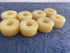 8 Powell Roller Bones 62mm roller skate wheels NICE Skateboard Longboard