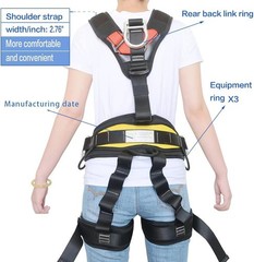 Safety Seat Belt for Outdoor Tree Climbing Expanding Training Large Size