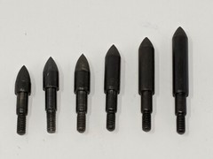 9/32″ Screw In Field Points, 12 Packs. 75, 90, 100, 125, 145, 175, or 200 grains