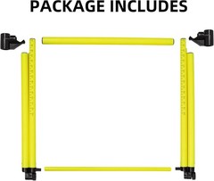 3Pcs Hurdles Training Equipment, Adjustable Height Hurdles Track and Field, A…