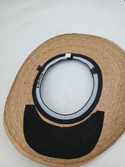 Troxel Helmet Brimmer Size A Natural Straw Equestrian Riding Sun Shade