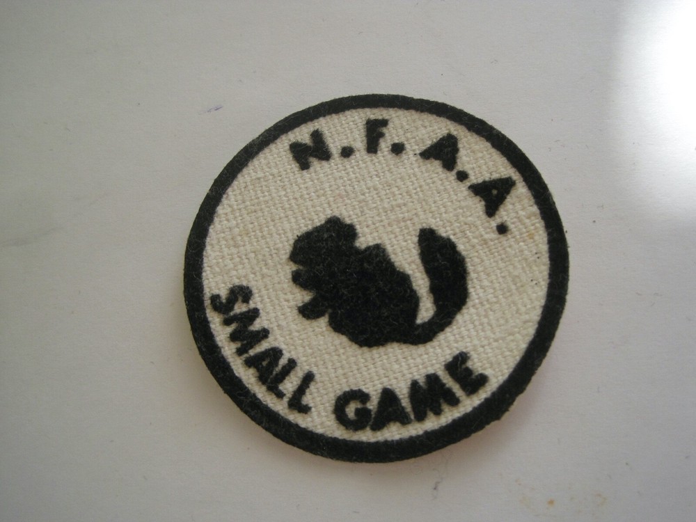 NFAA Patch Antique Small Game Bigger Squirrel 2″