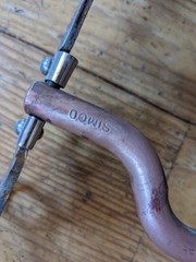Vintage Simco Western Copper Long Shank Curb Bit