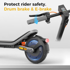 Electric Scooter for Adults 650W Folding Commuting E-Scooter w/ APP 20MPH Speed