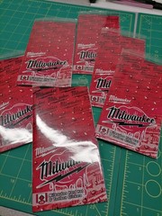 Milwaukee Hard Hat & Toolbox Sticker Pack – 30+ Waterproof Vinyl Stickers