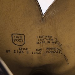 Dan Post Men’s Leather Western Cowboy Boots Style DP 2126 US 10.5