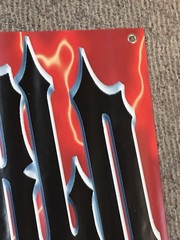 Vintage 1990/2000 World Industries Road Rage SKATEBOARD Poster Banner Sign Mint!