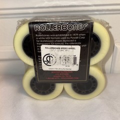 Rollerbones Day of the Dead Speed Wheel 62mm X 86a Set of 4 New White