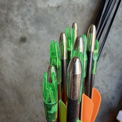 300-Pcs Archery Arrows 29” x 1/4” Field Point Mixed Bulk Lot