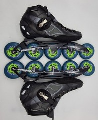 Inline Skates Rollerblades Powerslide Mens Size 8 Vision R2