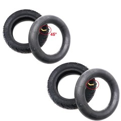 TUOVT 80/65-6 Tire &10×2.5 Tube fit 255×80 & 10×3 Bent Valve Stem Apollo Scooter