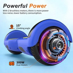 Commugo Hoverboard Electric Bluetooth Speaker LED Self-Balancing Scooter UL 2272