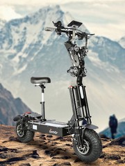 Foldable Dual Motor 14″ 10000W 50A Strong Power Electric Scooter Fast Speed Necg